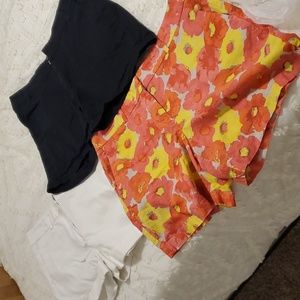 3 pair of size 12 shorts (Sonoma, Joe, Loft)